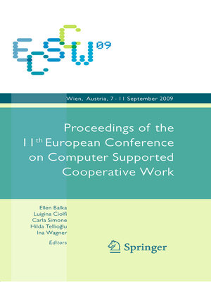 cover image of ECSCW 2009